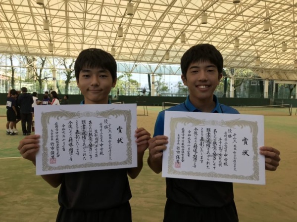 Photo1: 長崎市中総体テニス競技新人大会