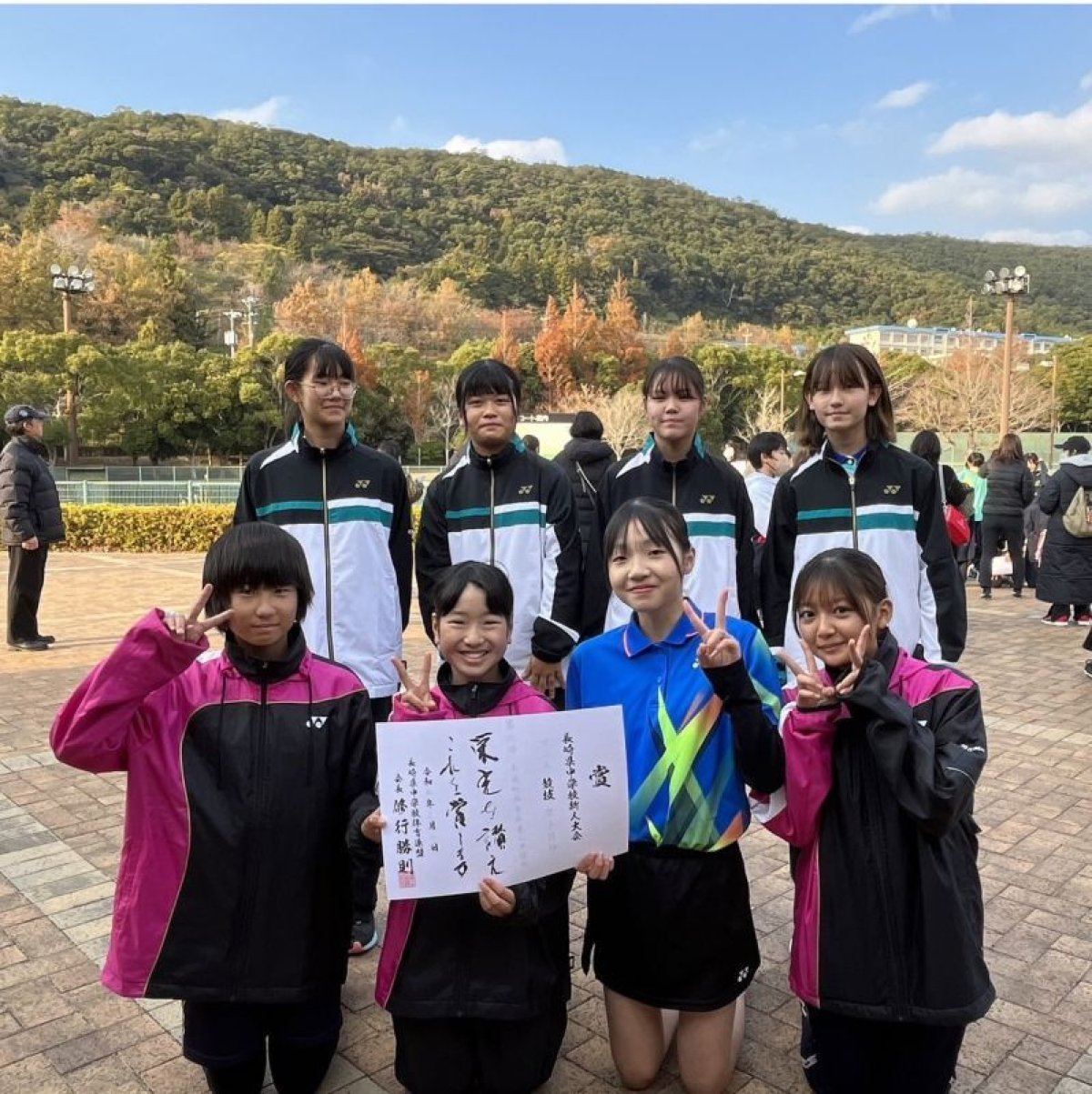 Photo1: 長崎県中学校テニス競技新人大会