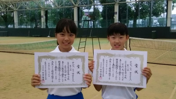 Photo1: 長崎市中総体テニス競技