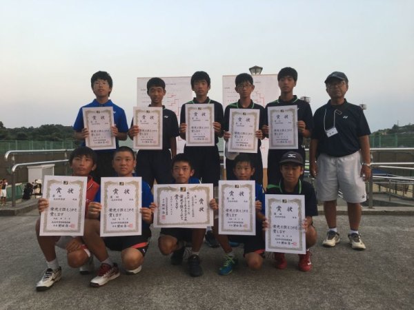 Photo1: 九州中学校テニス競技大会